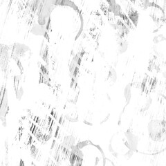 モノクロのかすれた水彩テクスチャ背景