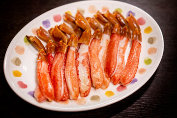 ズワイガニの刺身