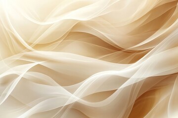Abstract pale beige brown grainy background, wave patterns texture event flyer, dynamic wave effects, Generative AI