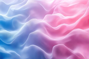 Obraz premium Abstract light blue pink pastel background, wave patterns texture digital wallpaper, monochromatic gradients, Generative AI