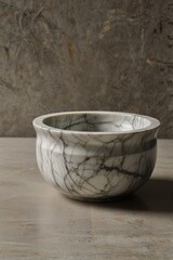 A marble bowl with a trend material for lid and handle,practical,special design 