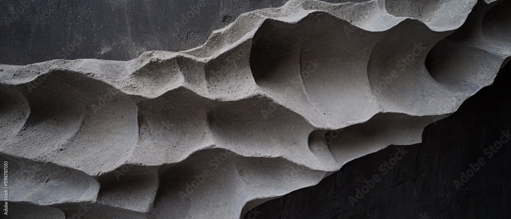 Poster subtle texture of rough concrete wall showcases urban and industrial aesthetic in urban setting