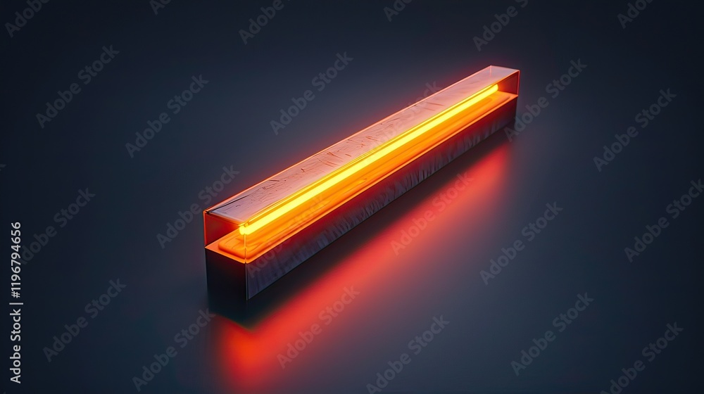 Poster a glowing progress bar symbolizing software development.