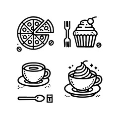 your minimalist bread icon with clean lines on a white background