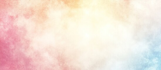 Obraz premium Pastel cloud background with pink, orange, and blue hues.