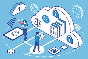 cloud computing, data security, online collaboration, digital workspace, business technology, file sharing, network connectivity, encryption, user authentication, cloud storage, productivity tools, fl