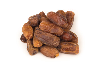 Dates fruit isolated on white background
