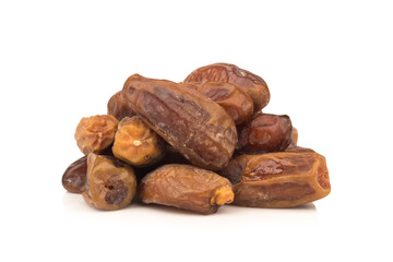 Dates fruit isolated on white background