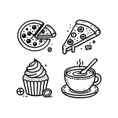 your minimalist bread icon with clean lines on a white background