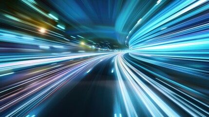 Futuristic Energy Tech Concept: Abstract Vectors & Digital Illusion of Light
