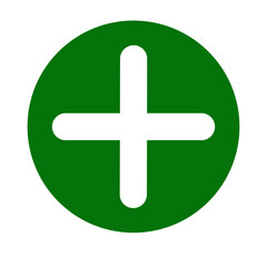 Set of realistic colorful 3d plus sign. Different colors arithmetic 3d element, education maths icon, mathematical or medical symbol. Abstract vector illustration isolated on a white background