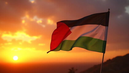Sunset Flag