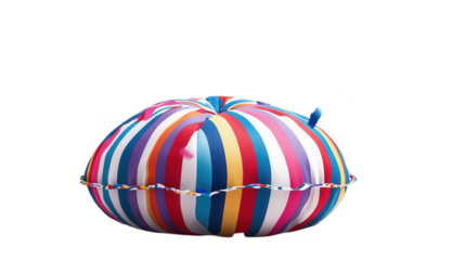 April Fools’ Day PNG Design Featuring a Classic Whoopee Cushion, transparent background, isolated on white, PNG file
