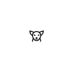 Forward-Facing Dog Icon