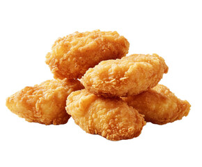 Crispy Fried Chicken: A Delicious and Flavorful Snack , isolated on white background PNG