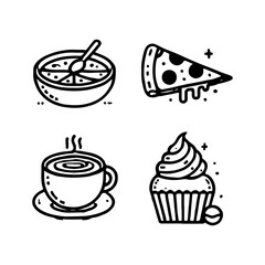 your minimalist bread icon with clean lines on a white background