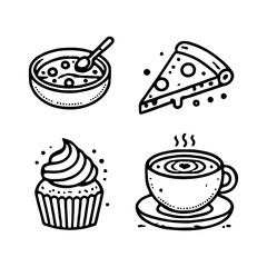 your minimalist bread icon with clean lines on a white background