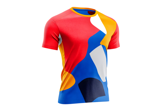 Abstract Geometric Pattern Short Sleeve Shirt