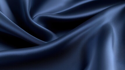 Obraz premium A blue fabric with a shiny surface