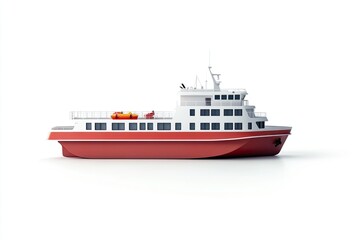 Obraz premium Ferry isolated on white background