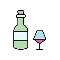 Wine vector icon