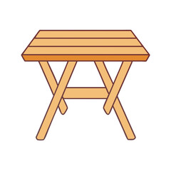 folding table vector icon, folding table vector illustration -simple illustration of folding table, perfect for folding table logos and icons and themed design 