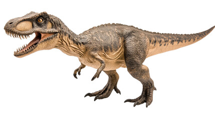 Naklejka premium realistic dinosaur model showcasing detailed textures and features, perfect for educational purposes or creative projects. This lifelike representation captures essence of prehistoric life