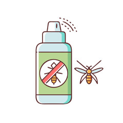 mosquito repellent vector icon, mosquito repellent vector illustration -simple illustration of mosquito repellent, perfect for mosquito repellent logos and icons and themed design 