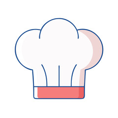 chef s hat vector icon, chef s hat vector illustration -simple illustration of chef s hat, perfect for chef s hat logos and icons and themed design 
