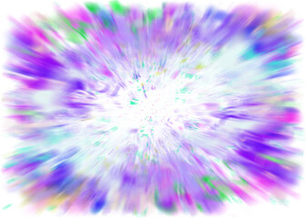 Obraz premium An abstract transparent iridescent color blur design element.