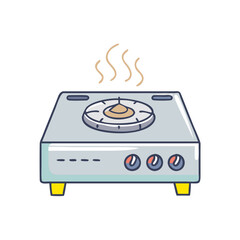 hot stove vector icon, hot stove vector illustration -simple illustration of hot stove, perfect for hot stove logos and icons and themed design 