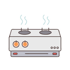 hot stove vector icon, hot stove vector illustration -simple illustration of hot stove, perfect for hot stove logos and icons and themed design 