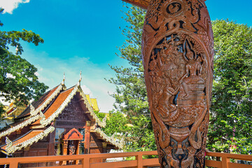 The wooden roof symbolizes simplicity, humility, and connection with nature.  