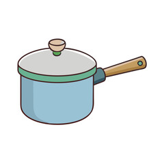 saucepan vector icon, saucepan vector illustration -simple illustration of saucepan, perfect for saucepan logos and icons and themed design 