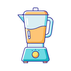 smoothie blender vector icon, smoothie blender vector illustration -simple illustration of smoothie blender, perfect for smoothie blender logos and icons and themed design 