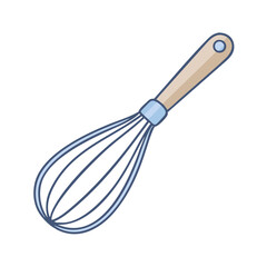Obraz premium whisk vector icon, whisk vector illustration -simple illustration of whisk, perfect for whisk logos and icons and themed design 