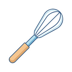 whisk vector icon, whisk vector illustration -simple illustration of whisk, perfect for whisk logos and icons and themed design 