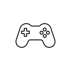 Game controller icon logo sign set vector outline