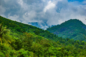 Fototapeta premium These images highlight the mountain's imposing presence and serene backdrop, offering a sense of tranquility and a reminder of the enduring beauty of natural landscapes.