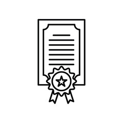 Patented icon logo sign set vector outline