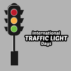 international traffic light vector
