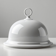 Fototapeta premium Sophisticated Serving Piece for Culinary Delights.