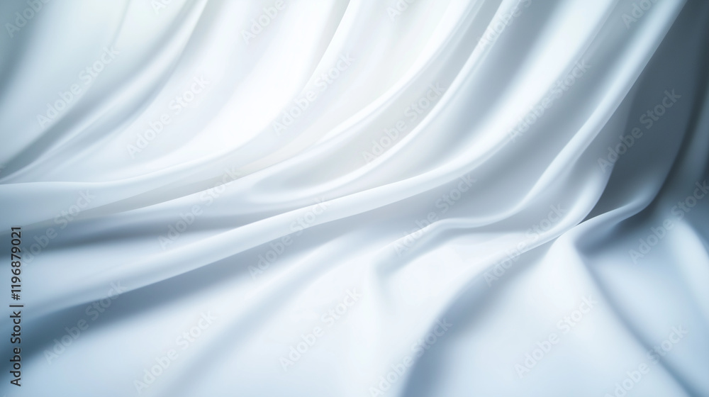 Poster an ethereal white studio background creates a bright and uncluttered setting, emphasizing modernity 