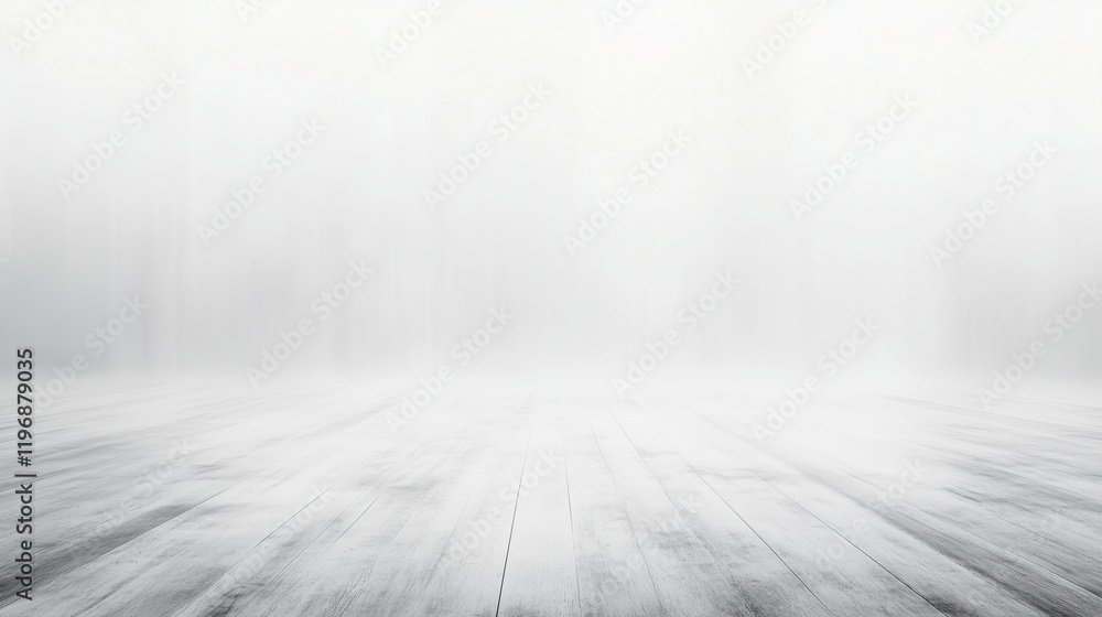 Poster an ethereal white studio background creates a bright and uncluttered setting, emphasizing modernity 
