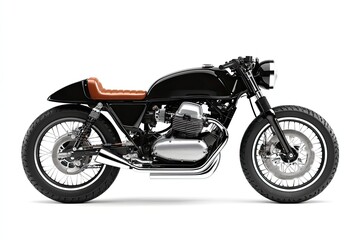 Obraz premium Motorcycle isolated on white background