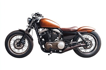 Motorcycle isolated on white background