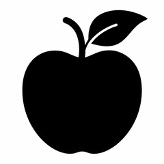 Minimal Apple Vector Silhouette