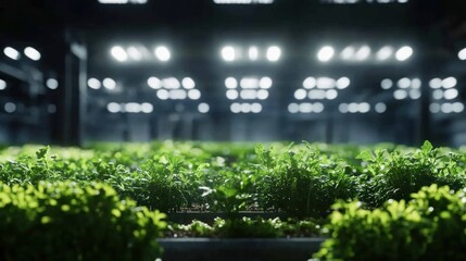 Indoor Vertical Farm: Sustainable Agriculture Technology