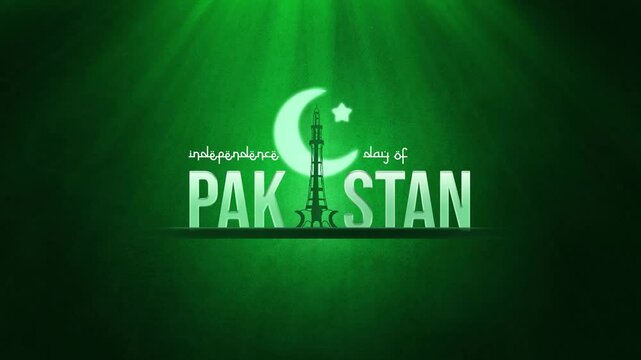Independence day of pakistan animation