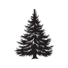 Obraz premium christmas tree vector